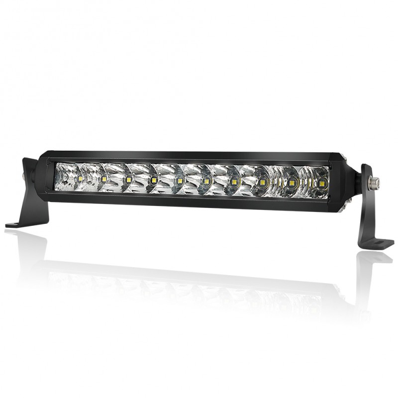 LED Light Bar 10 inch, 4WDKING Upgraded Version Screwless Design Dual Row  Light Bar with DT Connector Wiring Harness Kit Mount on Front Bumper and